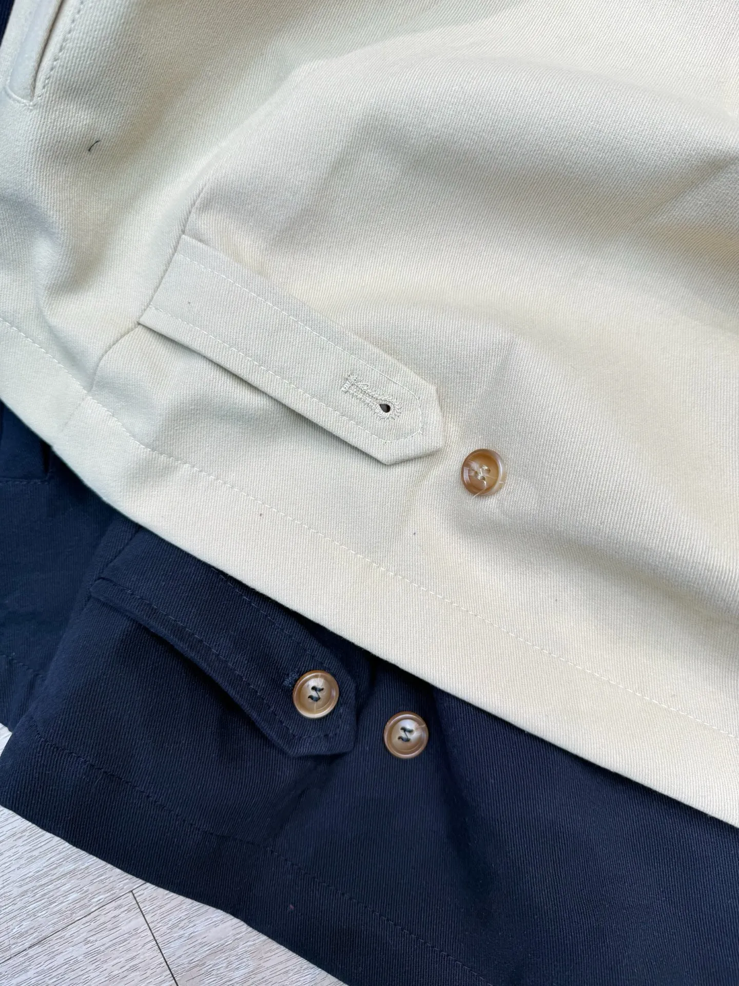 P360 Ralph Lauren·🇺🇸American high-end brand new color-blocked jacket ✅✅✅Ready stock Focus on quality and compare at will Size: S M L XL Color: Navy Khaki